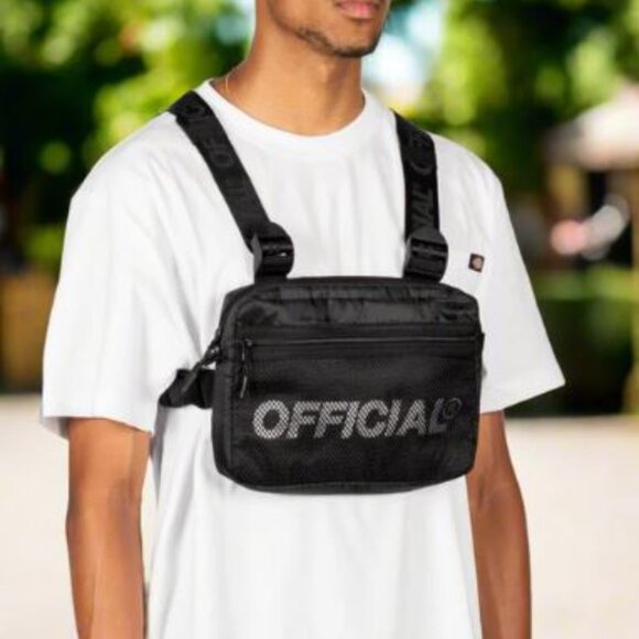 OFFICIAL brand Melrose 2.0 black chest bag - Picture 1 of 4